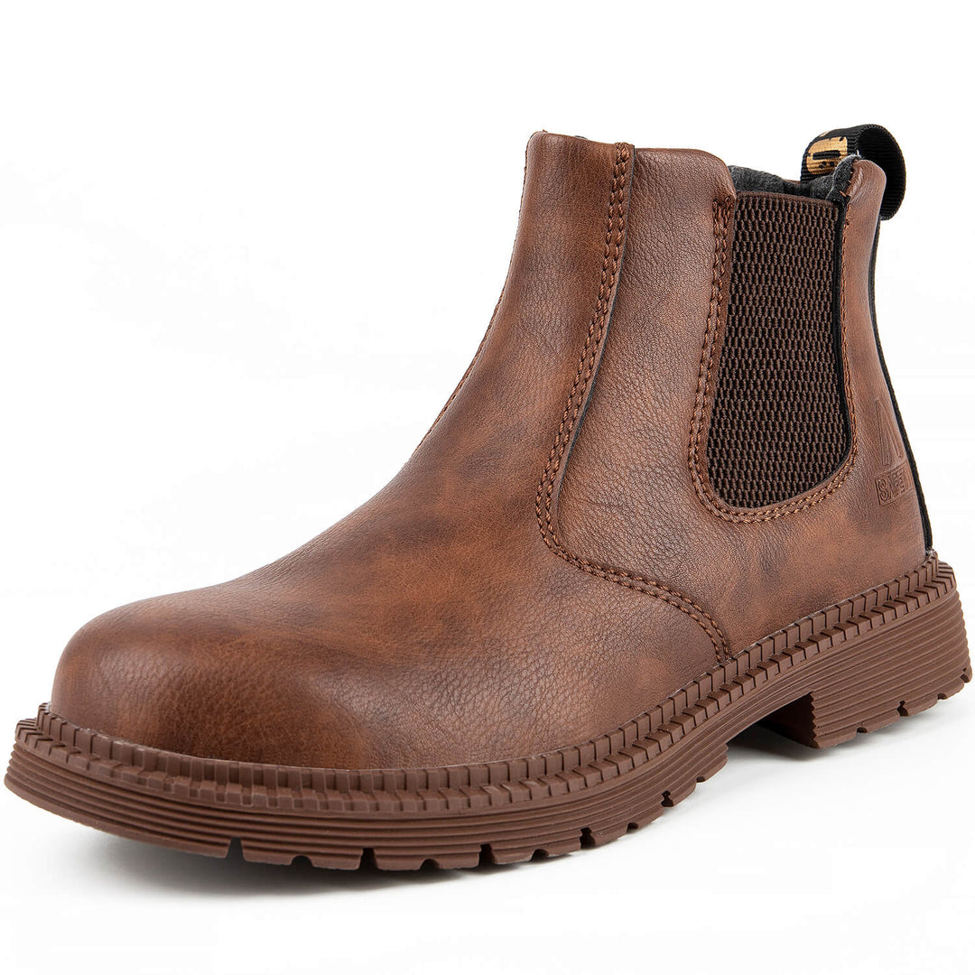 Wodoodporne Buty Wsuwane – Męskie Buty Ze Stalowymi Noskami