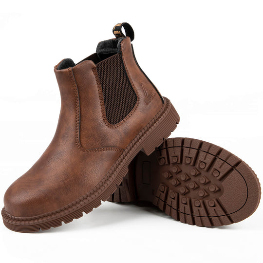Wodoodporne Buty Wsuwane – Męskie Buty Ze Stalowymi Noskami