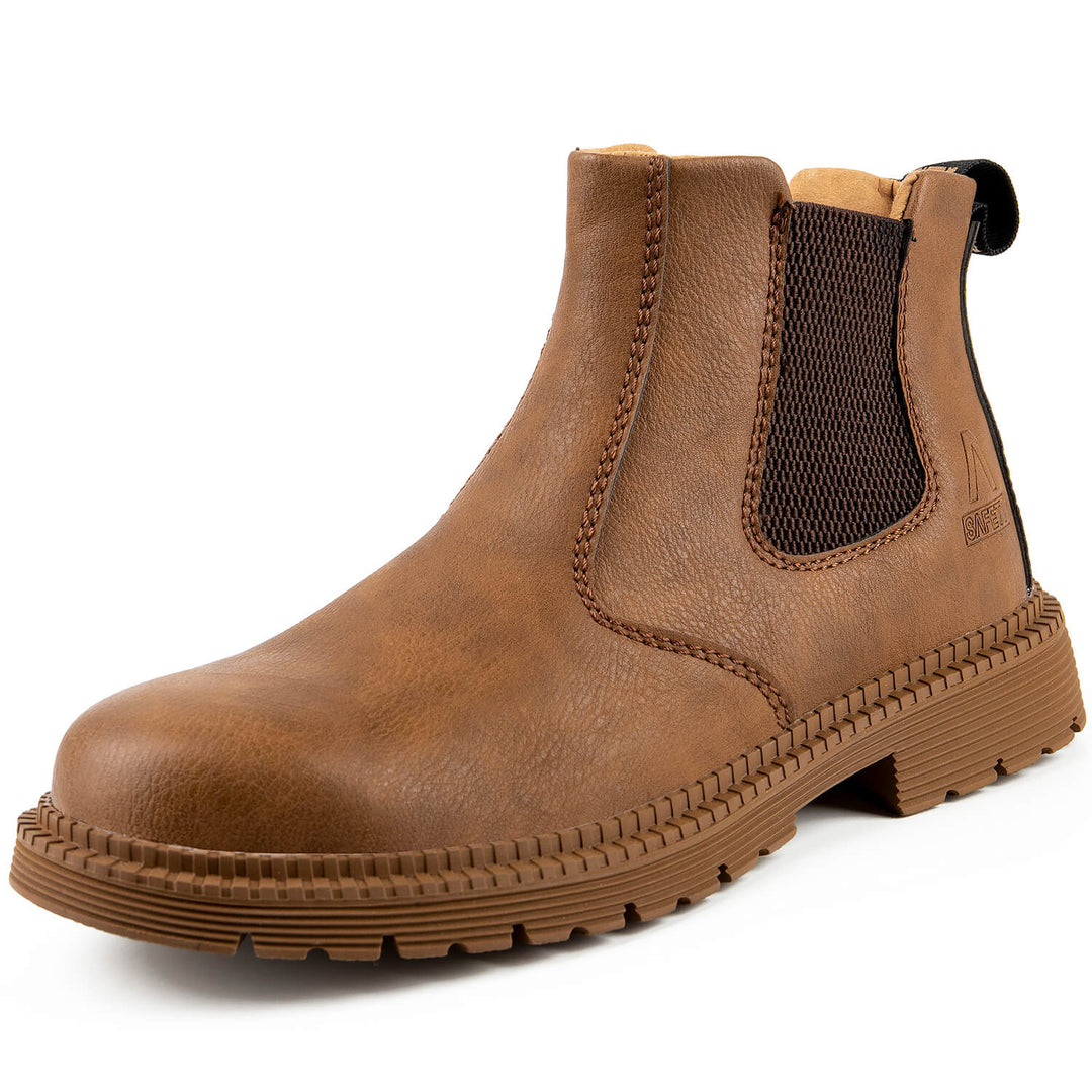 Wodoodporne Buty Wsuwane – Męskie Buty Ze Stalowymi Noskami